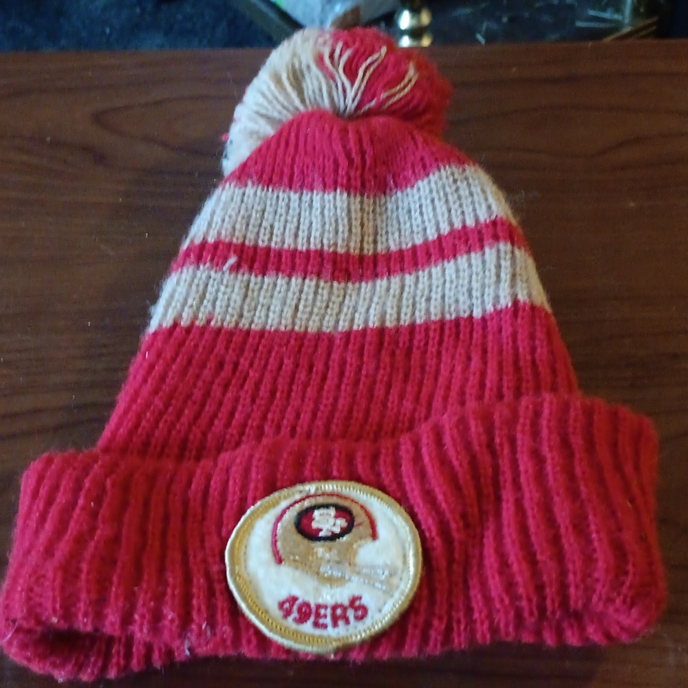 San Francisco 49ers old school beanie
